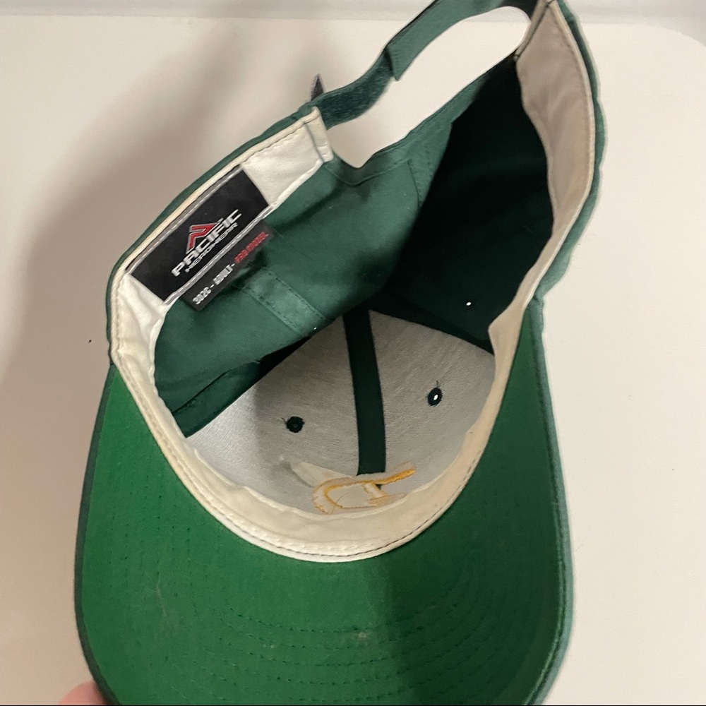 Vintage gold and green P baseball hat unisex 90s - Picture 8 of 10